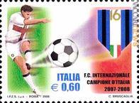 Il francobollo 2008 per la squadra milanese