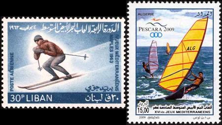 Citazioni errate: nel 1963, il Libano richiamò fra le discipline lo sci, mentre ora è stata l'Algeria a sbagliare, riprendendo il windsurf