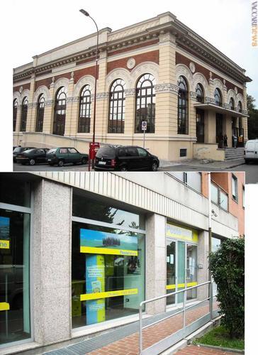 Ivrea (nella foto l'ufficio principale di piazza Freguglia 15) e Chivasso (via Dante 10), finora due filiali separate, verranno unificate