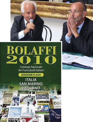 Alberto Bolaffi e Lorenzo Dellavalle; sotto, la copertina del “Flash”