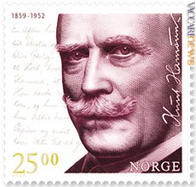 Il francobollo per Knut Hamsun