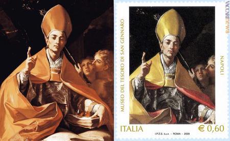 Il dipinto di Francesco Solimena ed il nuovo francobollo