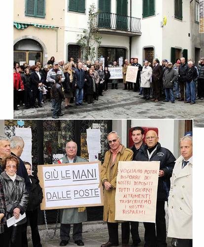 Altre due istantanee della protesta