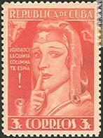 Uno dei francobolli cubani del 1943