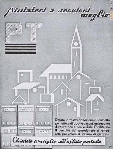 Suggerimenti d’antan (qui una pubblicità del 1960, tratta da “Poste e telecomunicazioni”) per un’esigenza ancora attuale