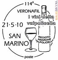 L'annullo di San Marino, dedicato ai vini della Valpolicella
