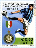 È la quinta carta valore che l'Italia dedica all'Inter