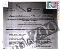 Il documento con le presunte tracce affrancato e annullato a Milano
