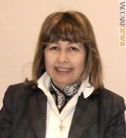 La responsabile per la filatelia di Poste italiane, Marisa Giannini