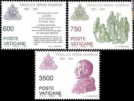 La serie vaticana del 1991 per il secolo dell'enciclica “Rerum novarum”