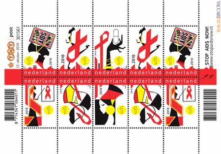 Paesi Bassi, il minifoglio che esce oggi: dieci i francobolli, per sei soggetti differenti