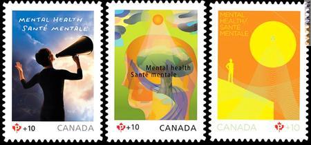 I tre francobolli che fra il 2008 e il 2010 hanno caratterizzato la campagna di sensibilizzazione e raccolta fondi