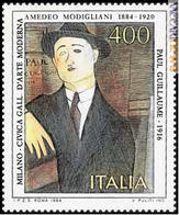 Il dipinto di Amedeo Modigliani trasformato in francobollo