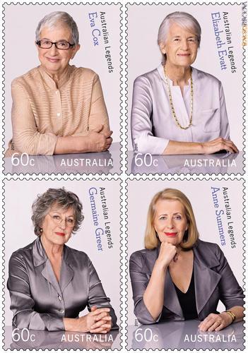 I quattro esemplari “Australian legends”, emessi il 20 gennaio e volutamente tutti al femminile